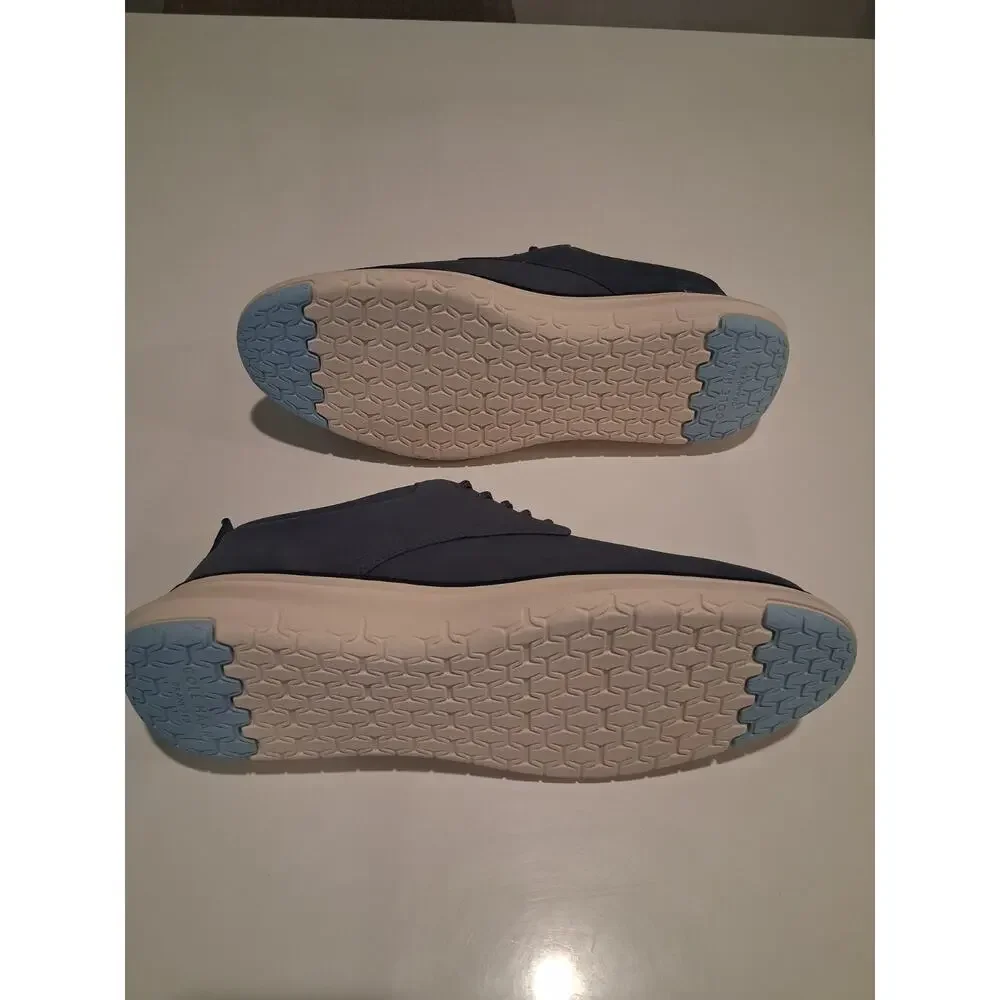Cole Haan Grand Atlantic Mens Oxford Shoes Navy Blue Nubuck Size 10M C41662